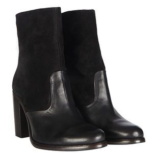 ALL SAINTS two tone High Hessian boot